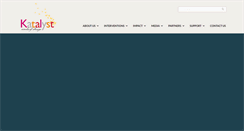 Desktop Screenshot of katalystindia.org